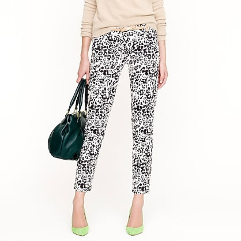 J Crew Bennett Cropped Chino In Snowcat Size 4